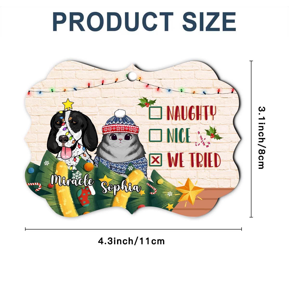 Personalized Pet Ornament - I've Been A Very Good Cat/Dog Gift