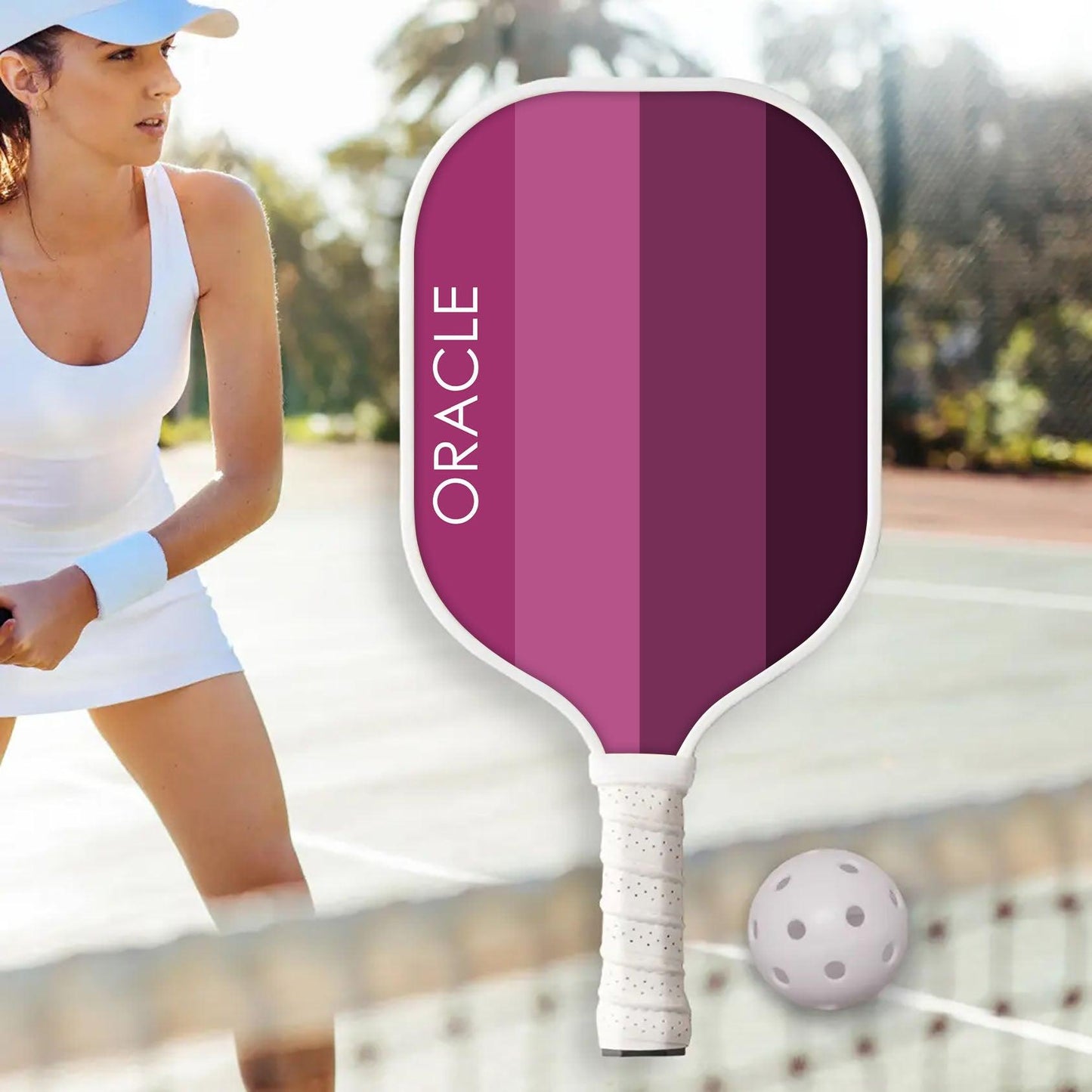 Pastel Vibe Pickleball Personalized Custom Name - Pickleball Paddle