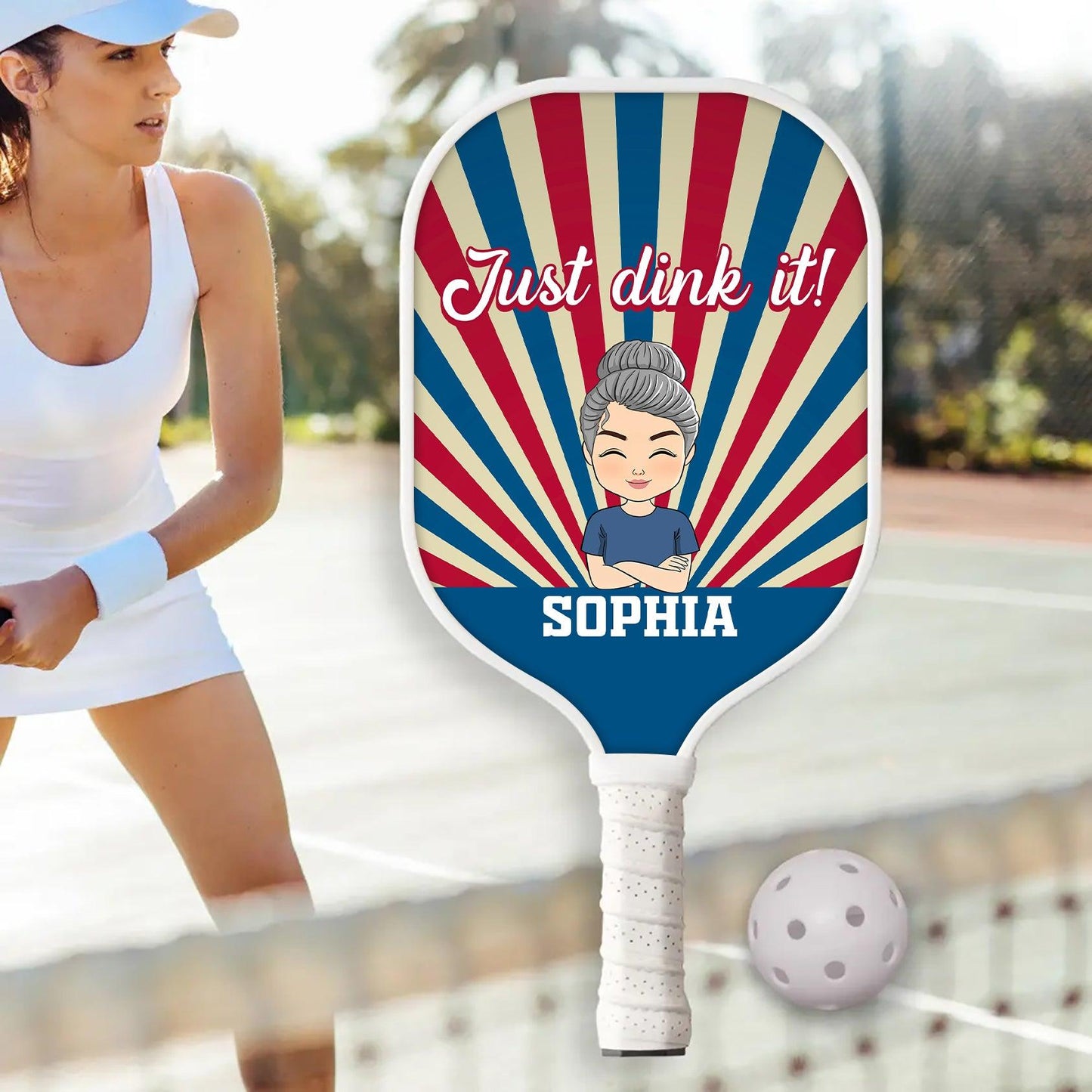Just Dink It! Personalized Custom Name - Pickleball Paddle
