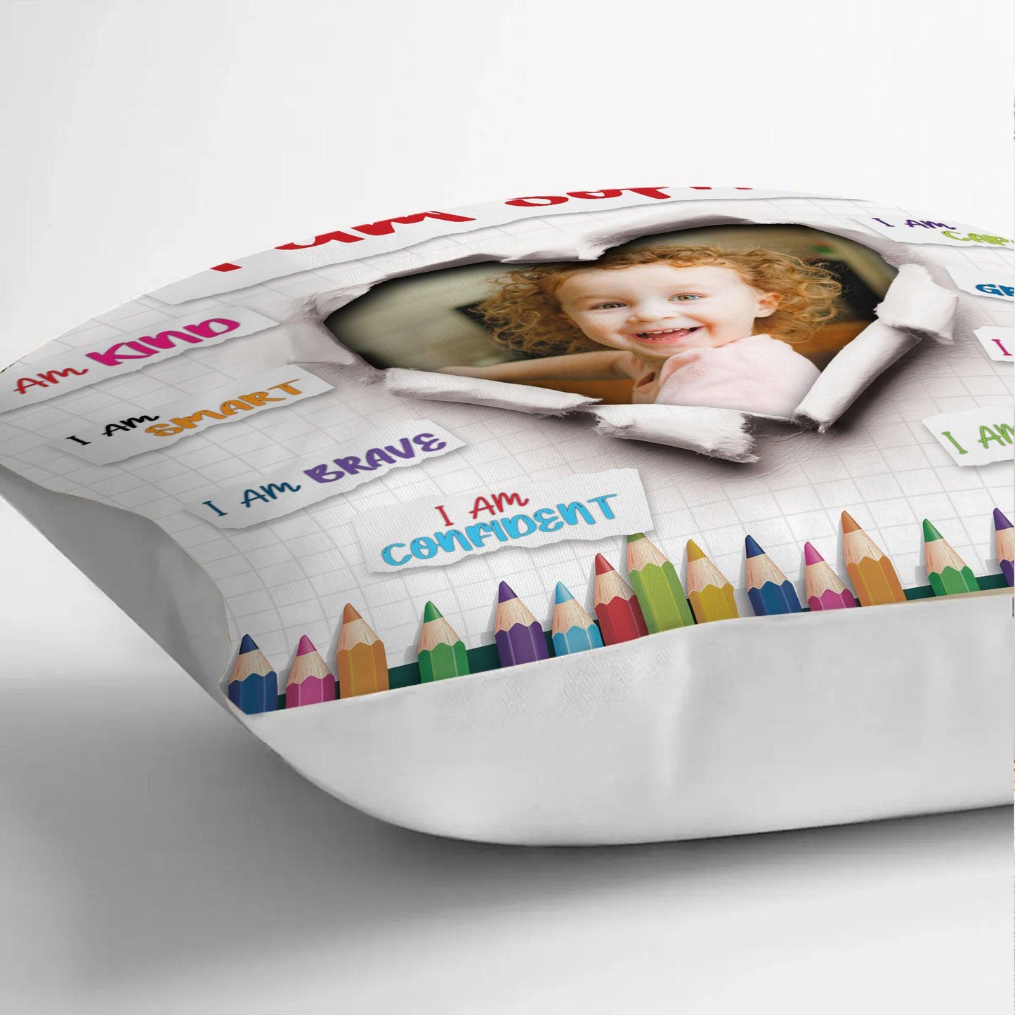 Personalized Granddaughter I Am Kind Pillow - Grandchildren Gift