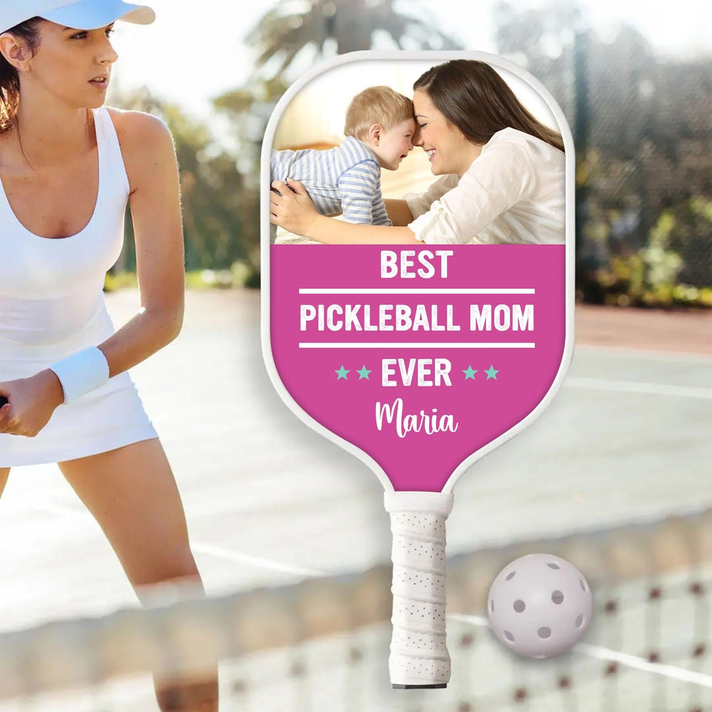 Best Pickleball Dad/Mom - Personalized Pickleball Paddle For All
