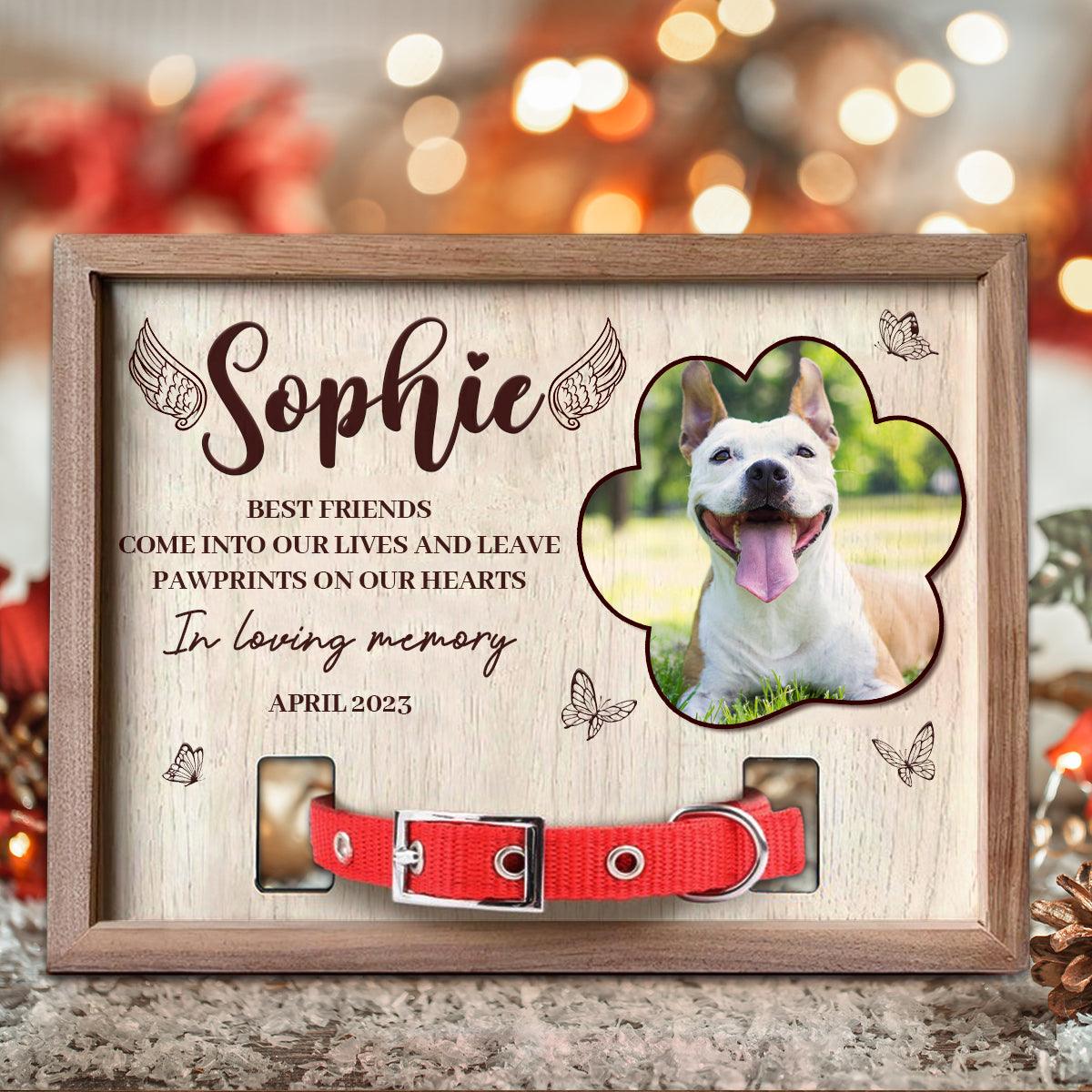 Pet Memorial Gift - Memorial Pet Collar Frame - Upload Photo