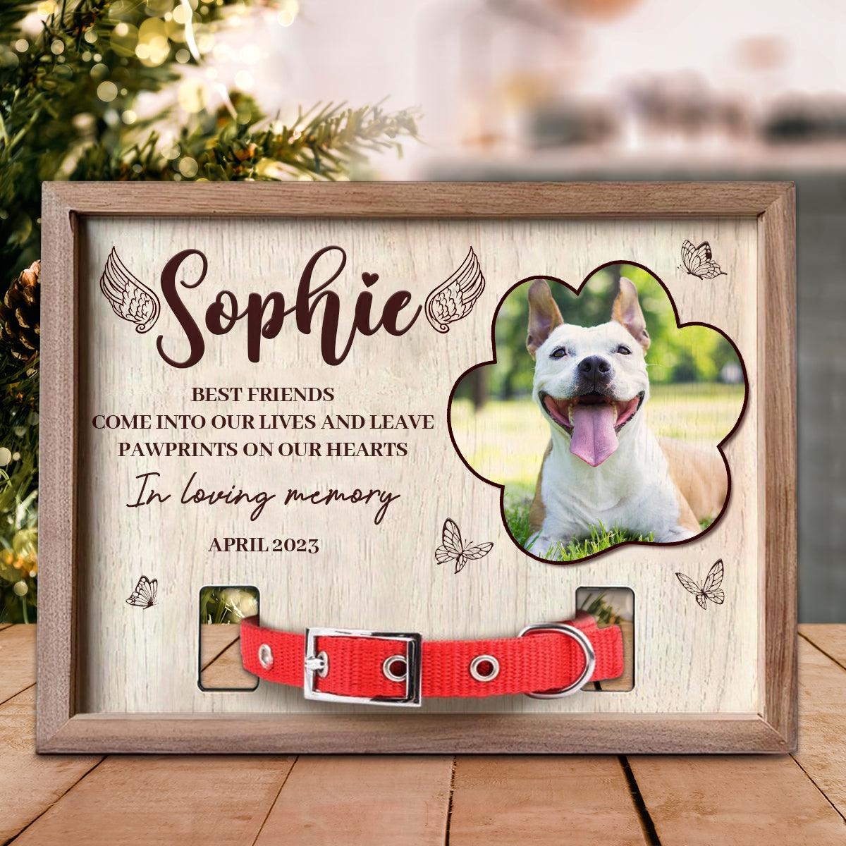Pet Memorial Gift - Memorial Pet Collar Frame - Upload Photo