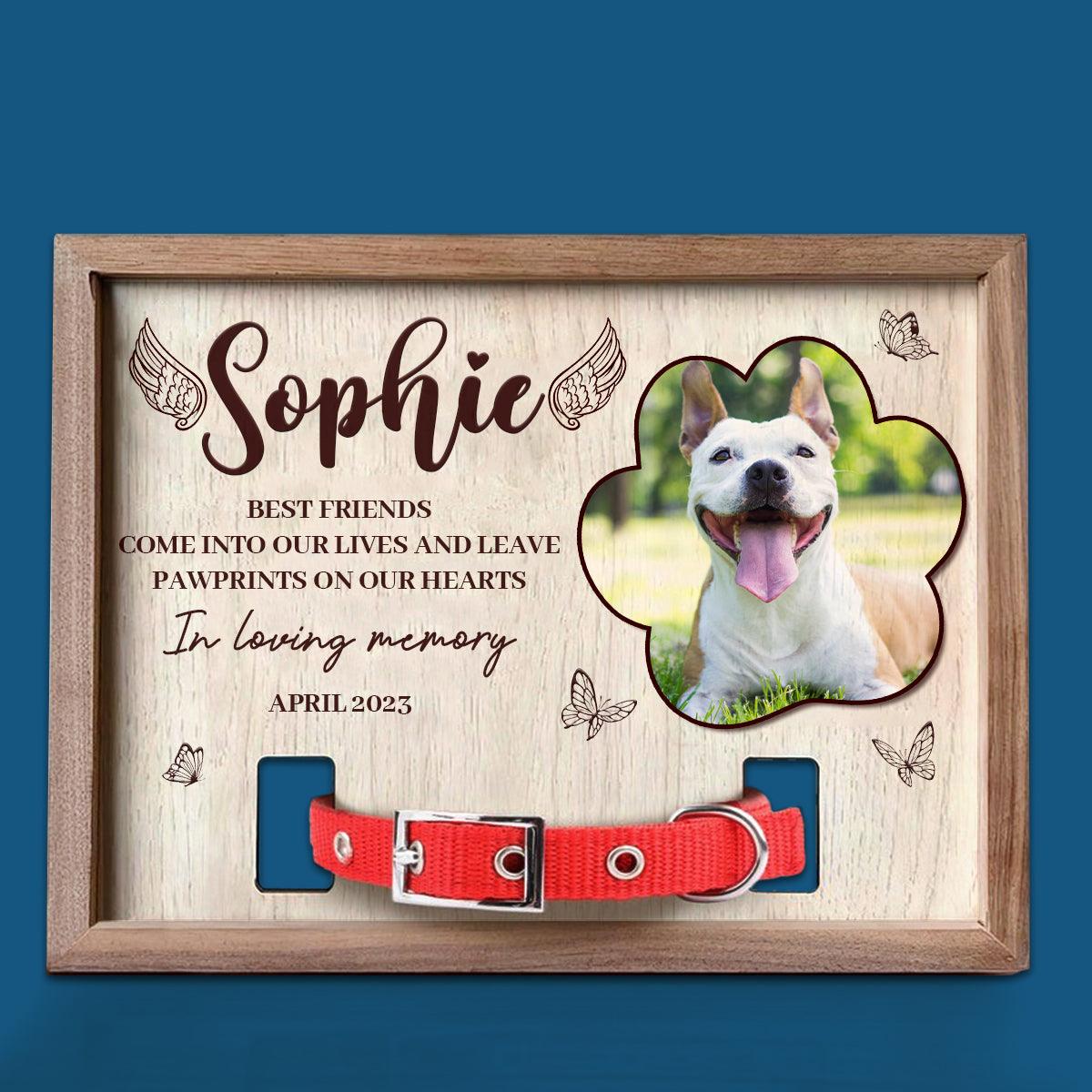 Pet Memorial Gift - Memorial Pet Collar Frame - Upload Photo