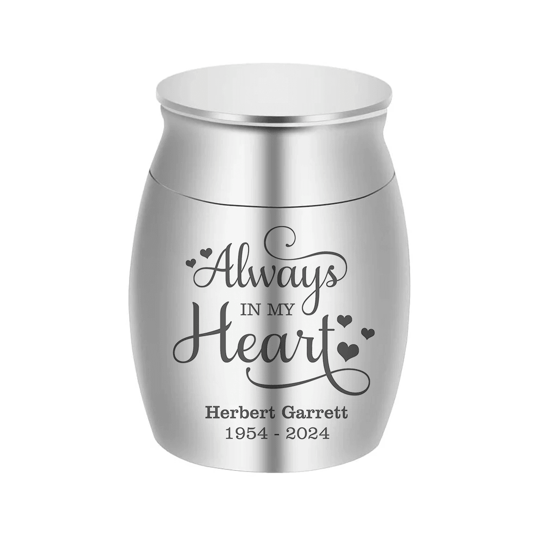 Mini Keepsake Urn - Your Wings Were Ready, My Heart Was Not
