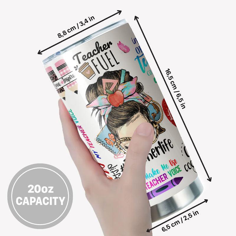 Personalized Teacher Life Tumbler - Gift For Appreciation