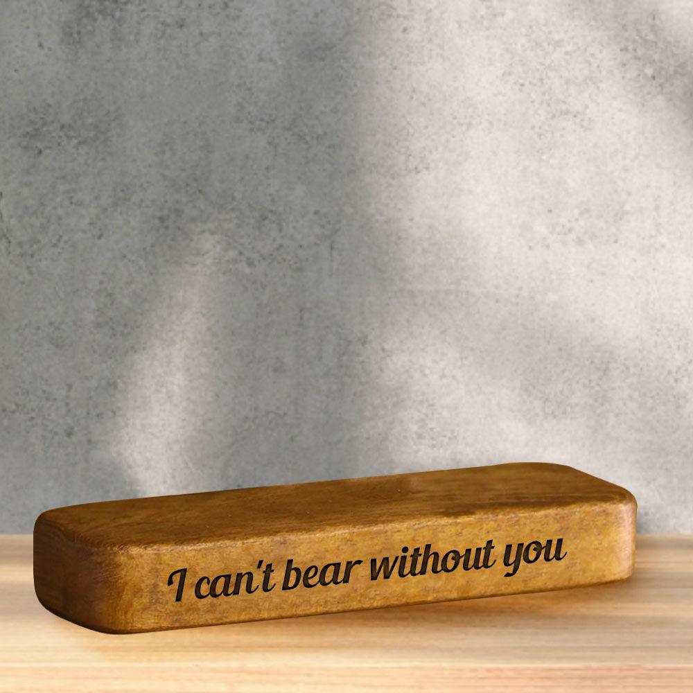 Wooden Base - Puzzle Wooden Family Stands - Wooden Carvings