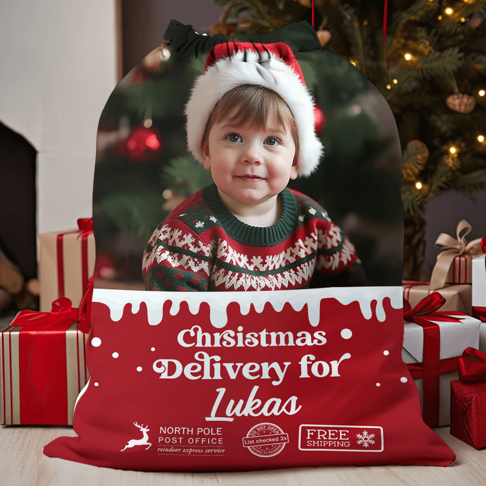 Christmas Special Delivery Bag - Personalized Santa Sack