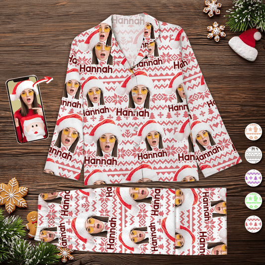Custom Photo Pajamas - Personalized Christmas Pajama Set