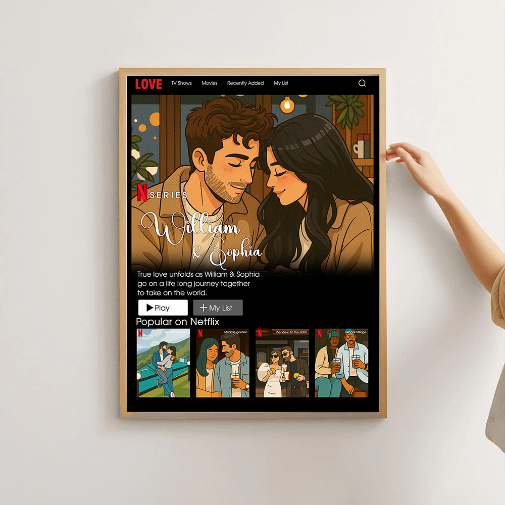 Personalisierte Songtexte Leinwand Musikgeschenke, Musikkunstwand - Geschenk für sie, Geschenk für Ihn