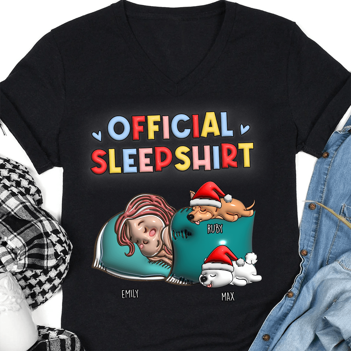 Official Sleepshirt 3D - Personalized Custom Unisex T-Shirt Gift