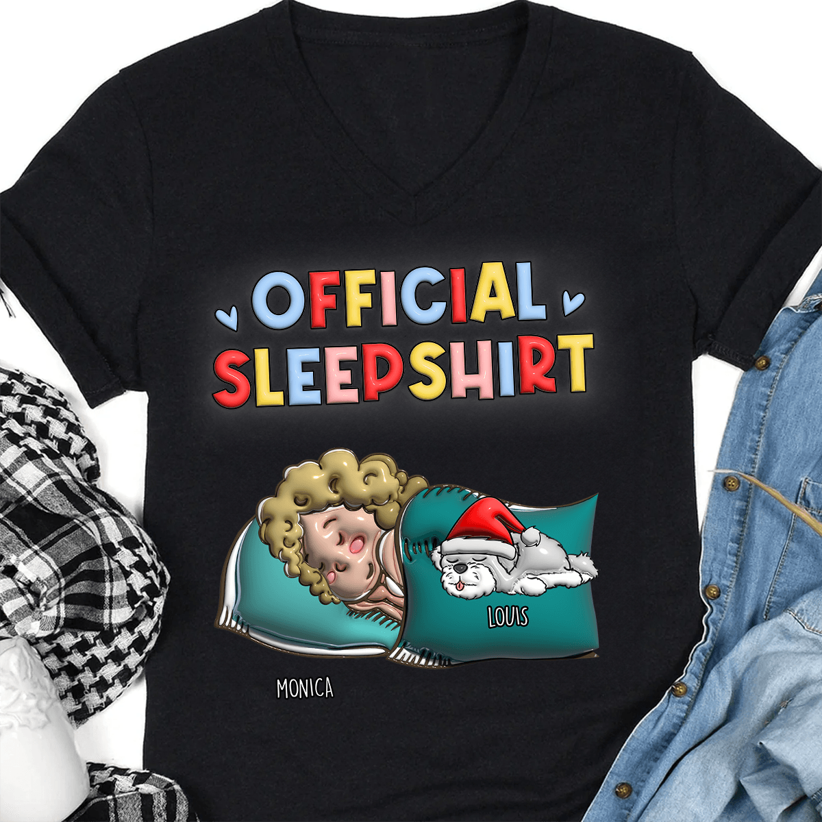 Official Sleepshirt 3D - Personalized Custom Unisex T-Shirt Gift