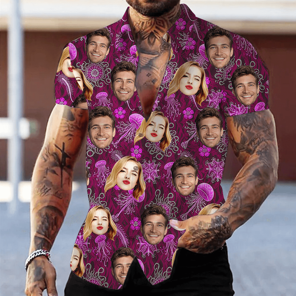 Personalized Luminocean Family Hawaiian Shirt - Custom Photo and Name