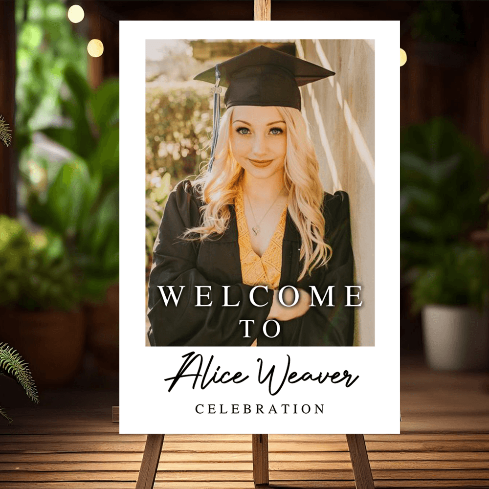 Graduation Party Sign - Personalized High School College Sign