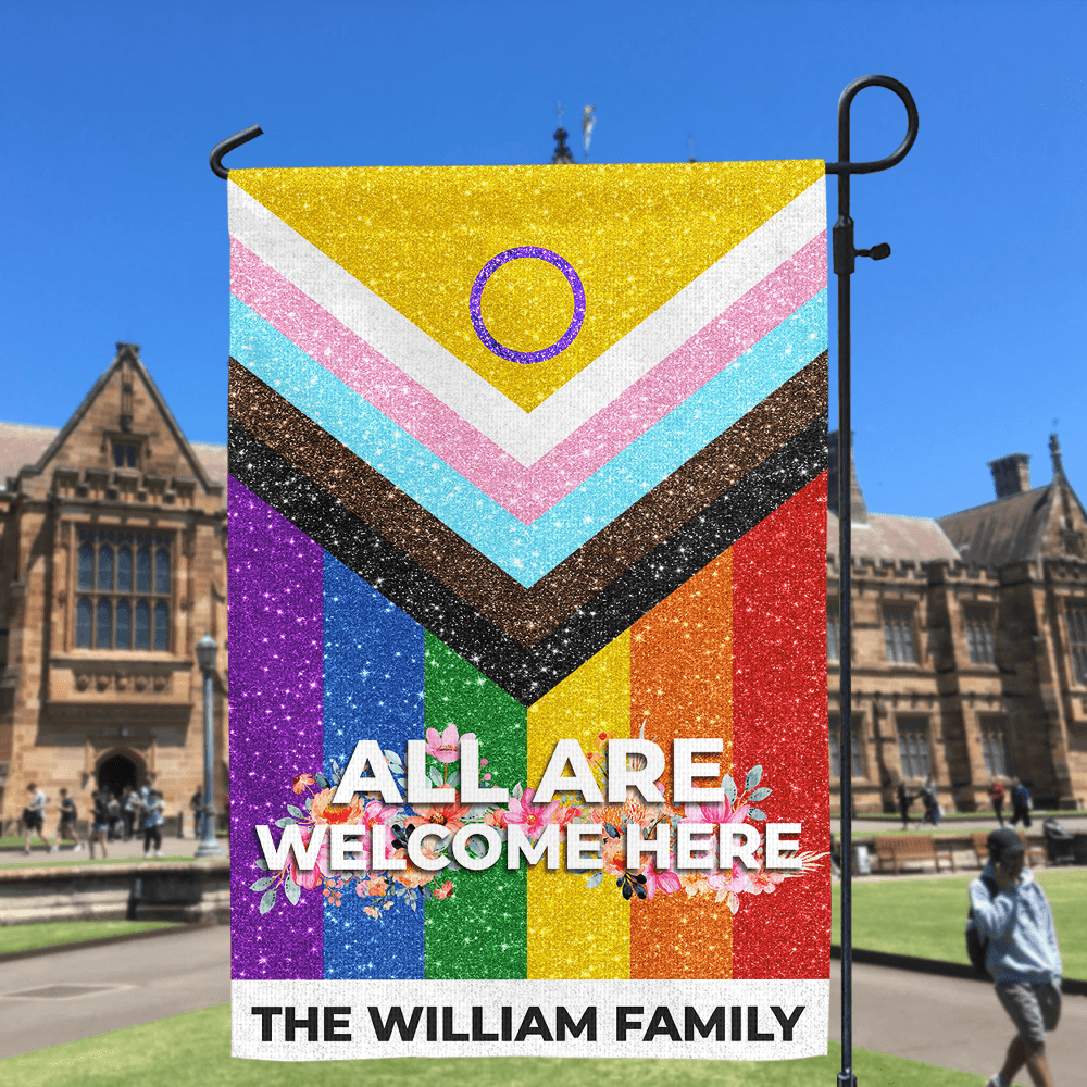 Personalized Family Name LGBTQ+ Flags - Personalized Pride Month Flags