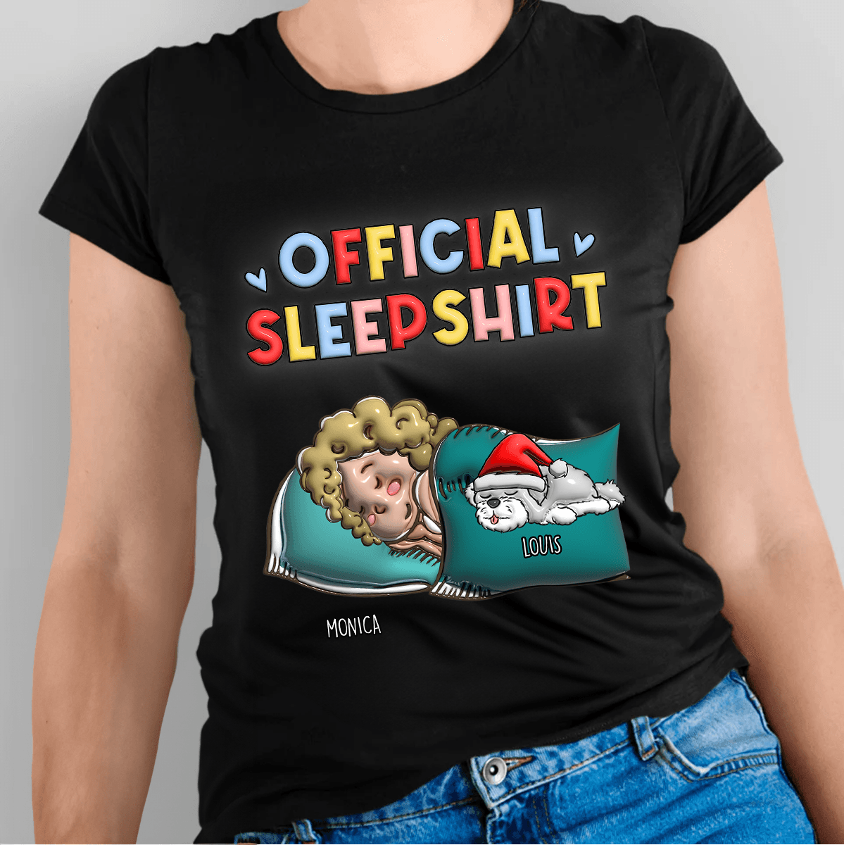 Official Sleepshirt 3D - Personalized Custom Unisex T-Shirt Gift