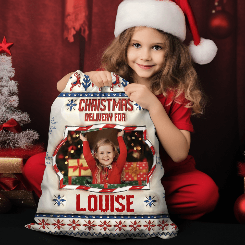 Christmas Gift Bags - Personalized 3D Inflated Christmas Gift Bag