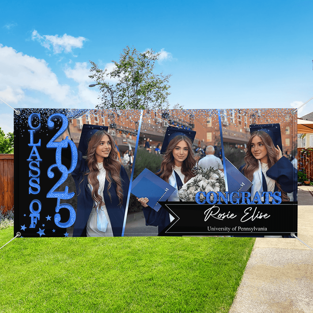 2025 Graduation Banner - Congratulations Class Of 2025 Ver 2