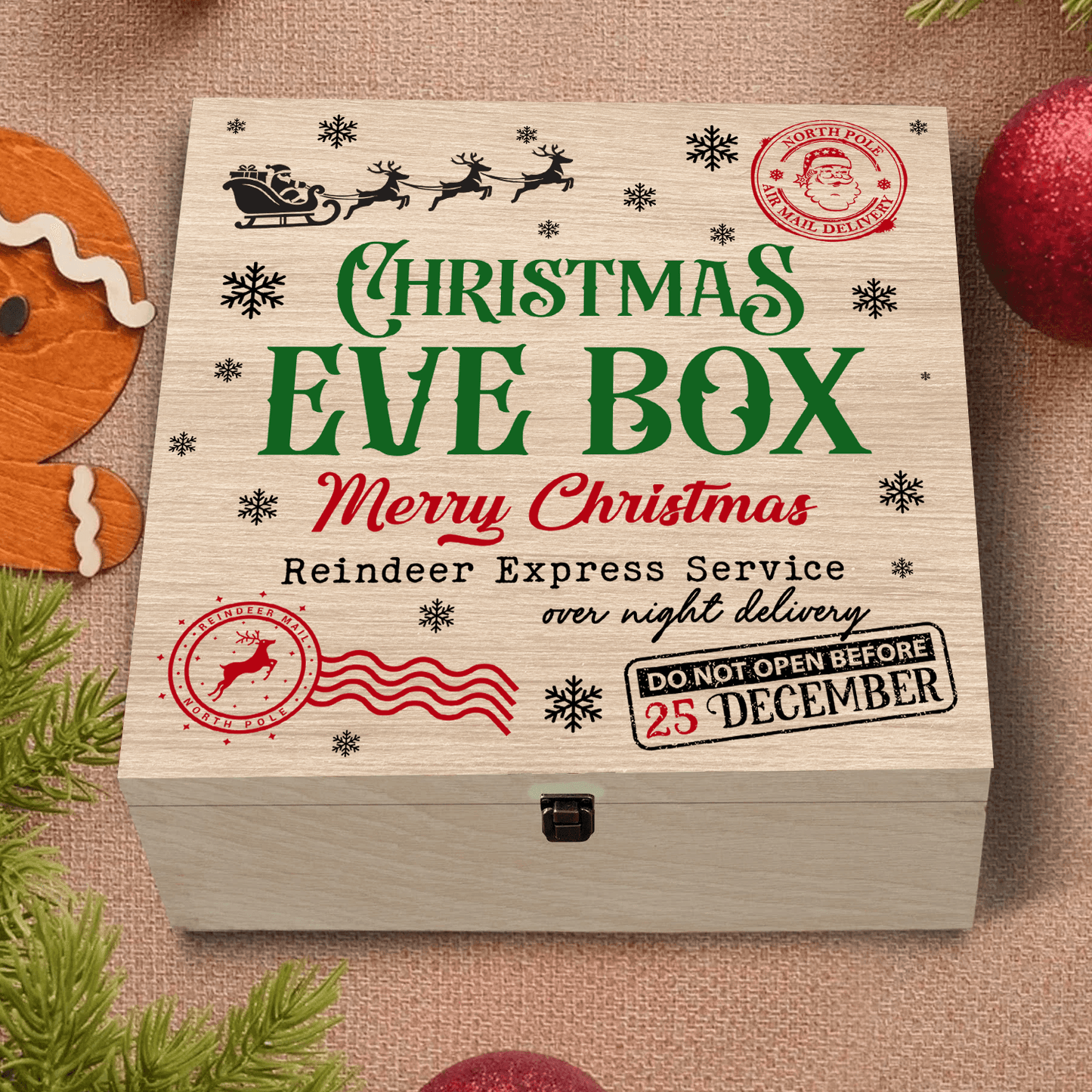 Merry Christmas - Personalized Christmas Eve Box For Kids