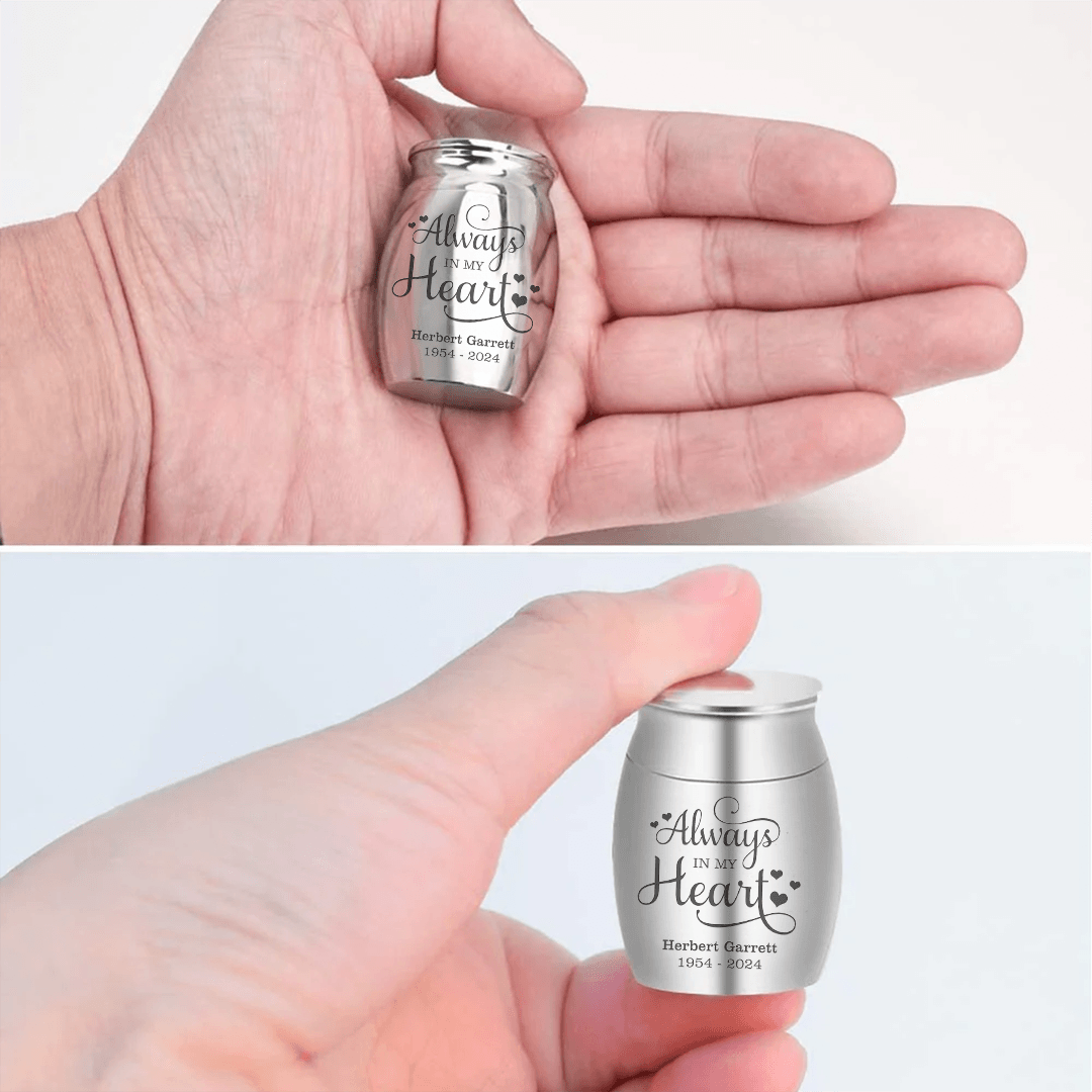 Mini Keepsake Urn - Your Wings Were Ready, My Heart Was Not