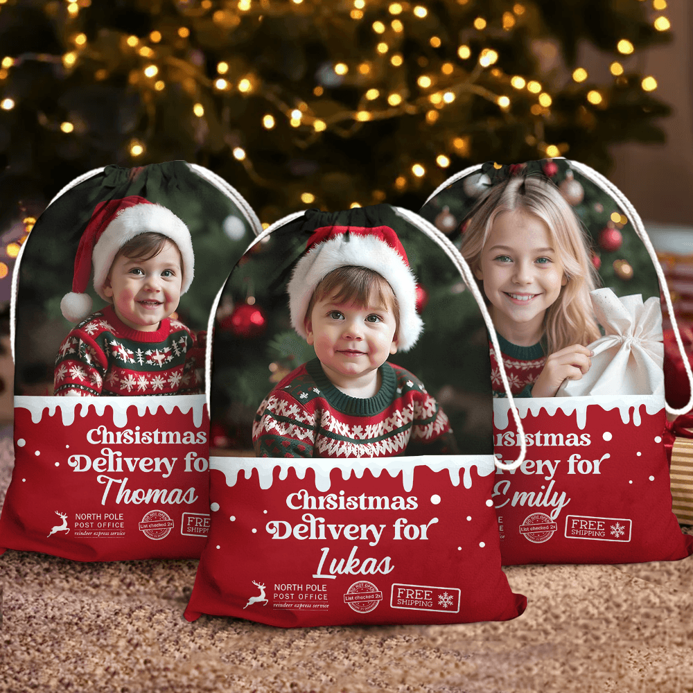 Christmas Special Delivery Bag - Personalized Santa Sack
