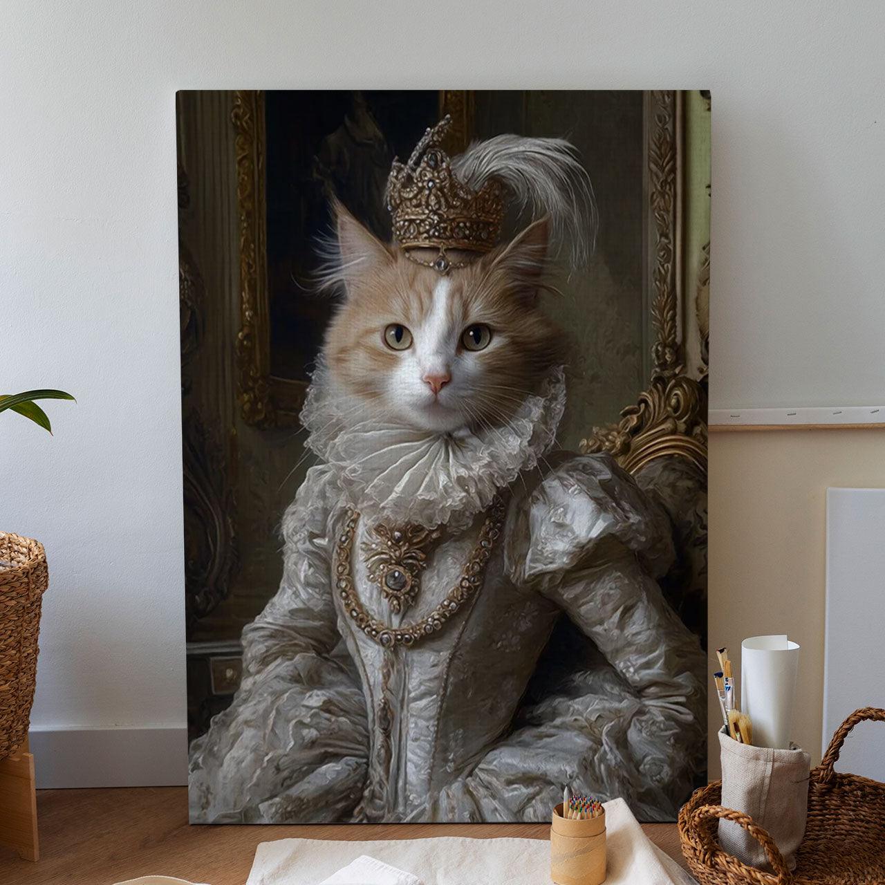 Royal Pet Portrait - Dog Portraits On Canvas - Custom Poster Painting ...