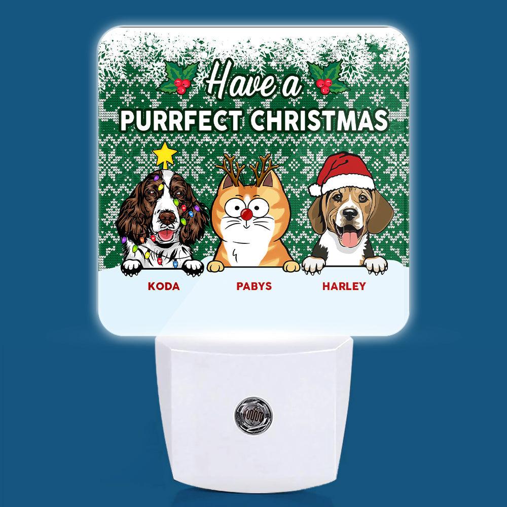 Merry Christmas Pet Lovers Gift - Custom LED Night Light