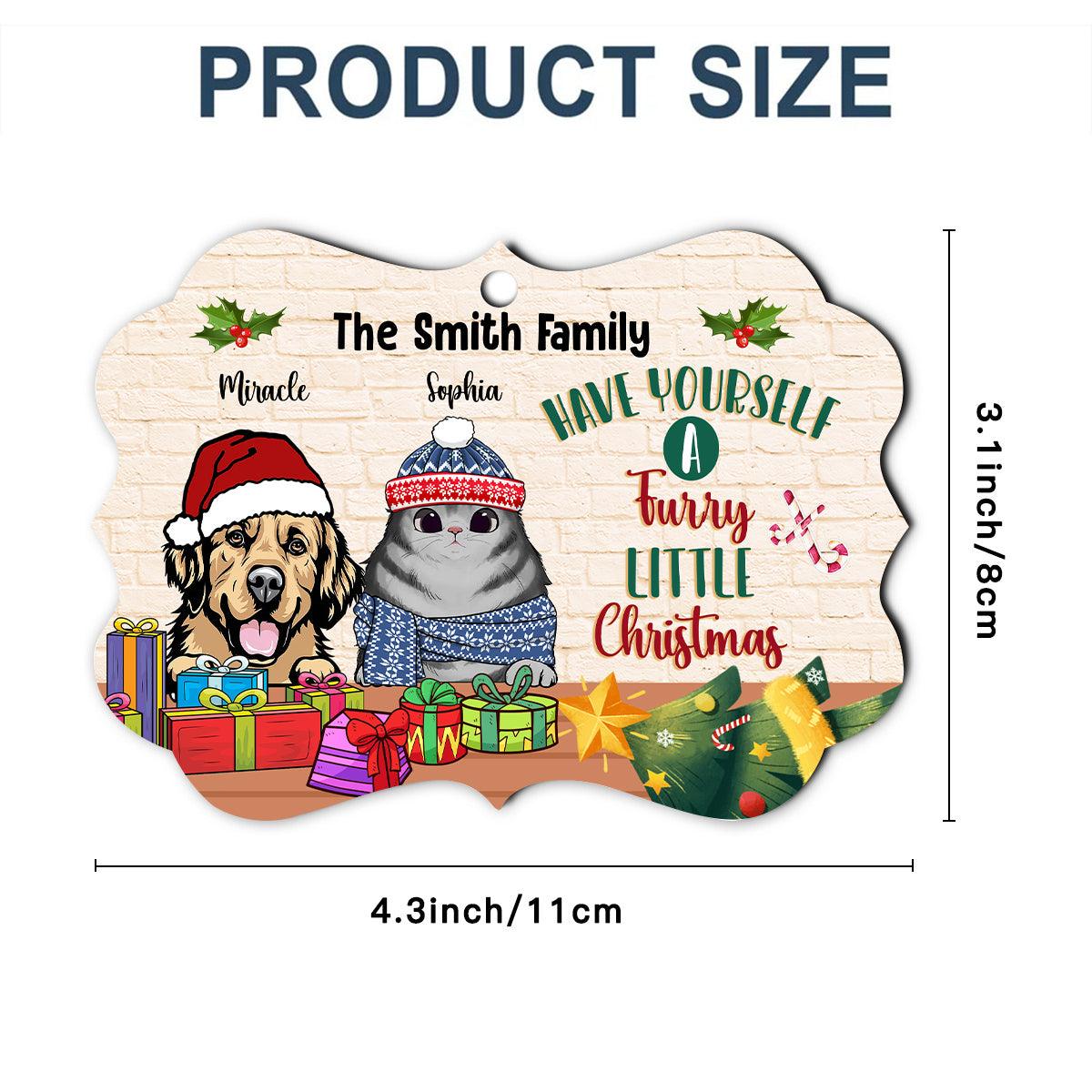 Have Yourself A Furry Little Christmas - Personalized Ornament