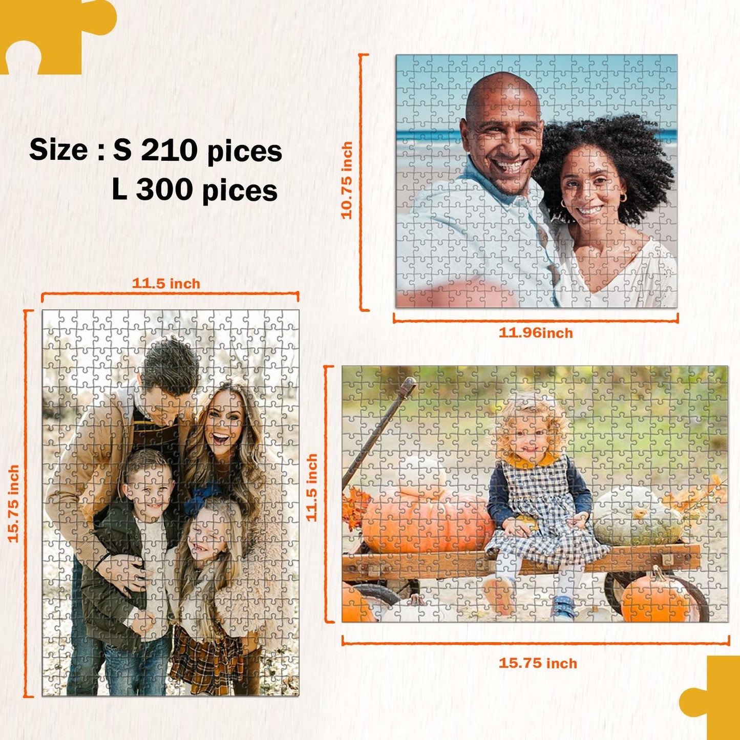 Personalized Puzzle With Photos - Jigsaw Puzzle For Family