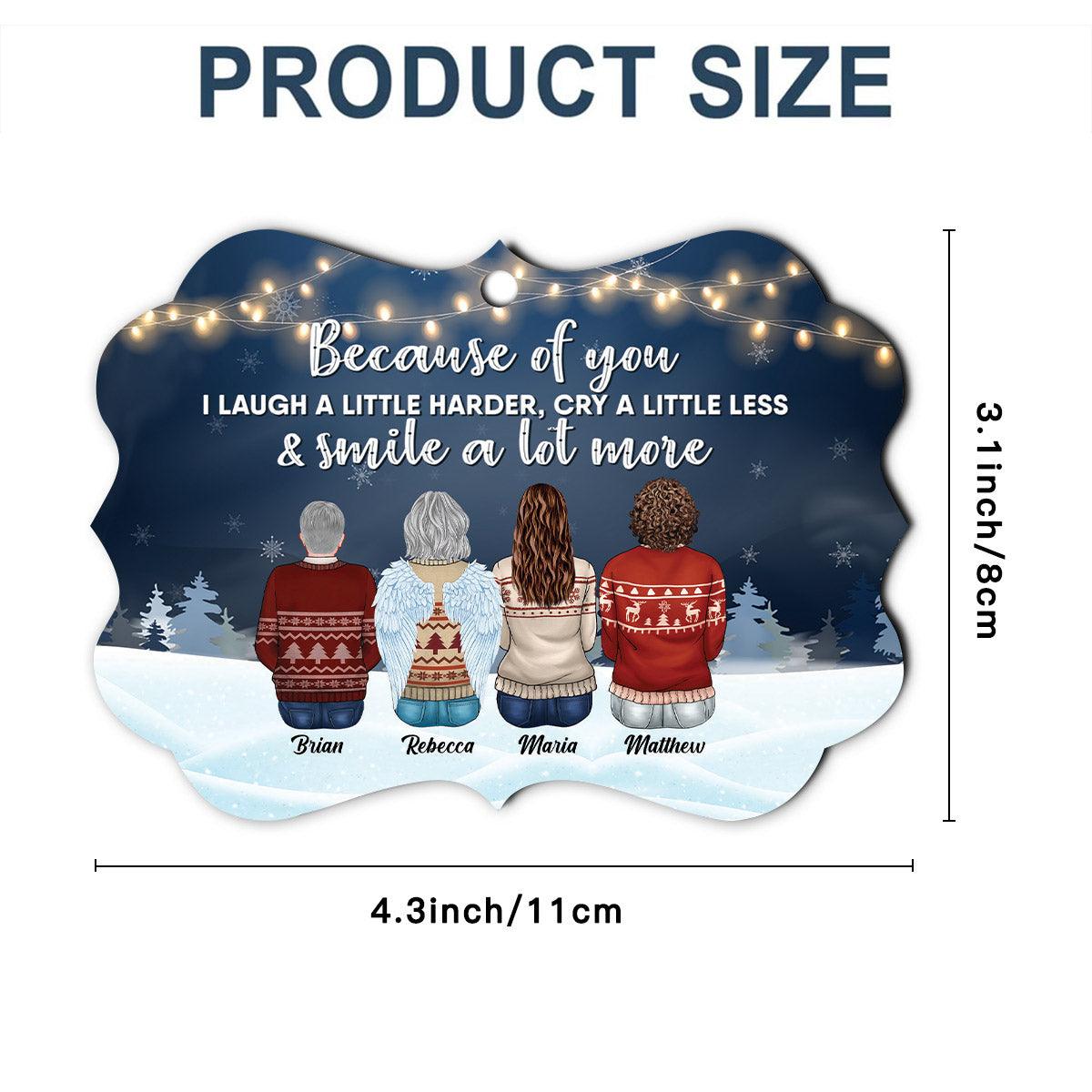 Brothers & Sisters Forever - Personalized Ornament - Family Hugging