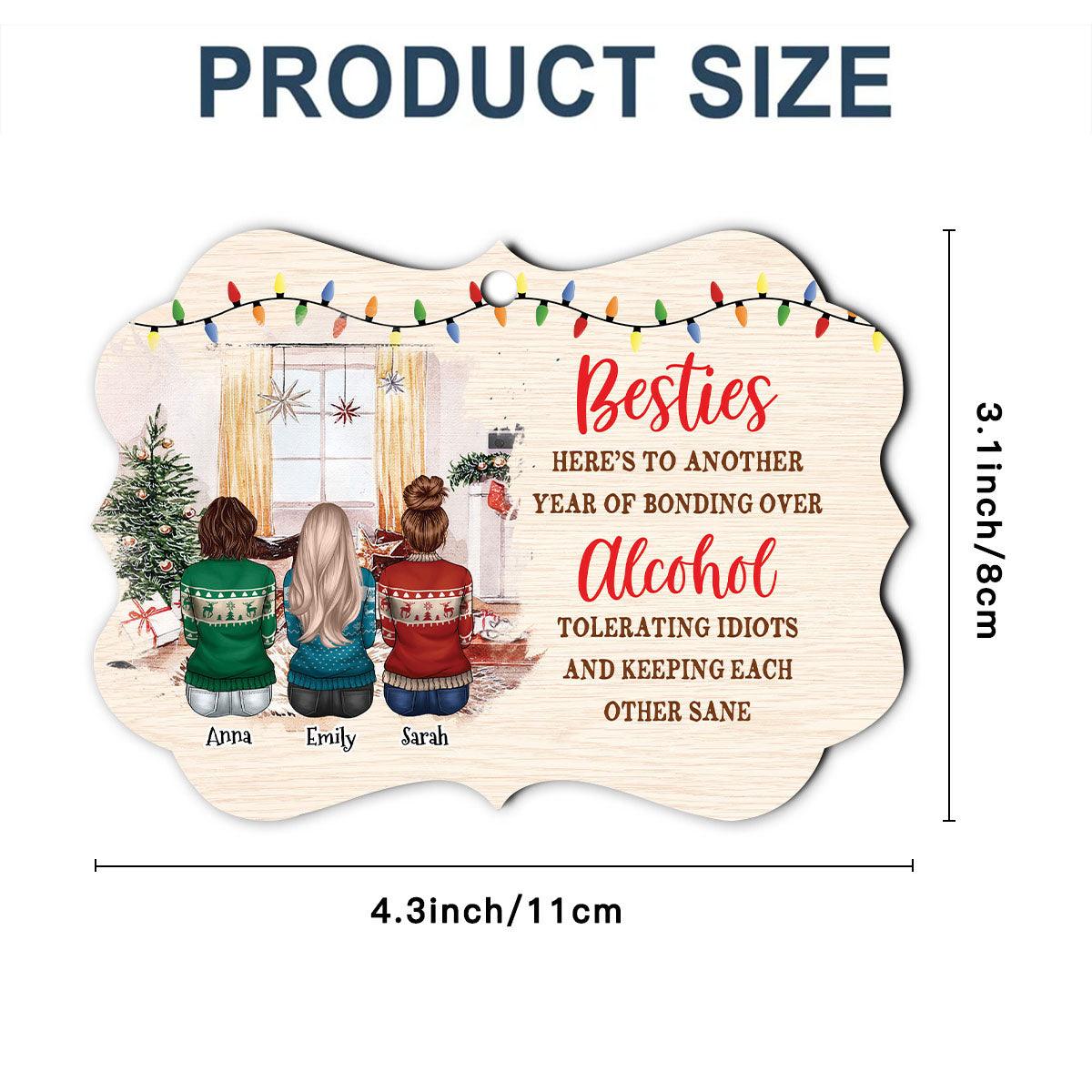 Personalized Benelux Ornament - Bestie Keeping Each Other Sane