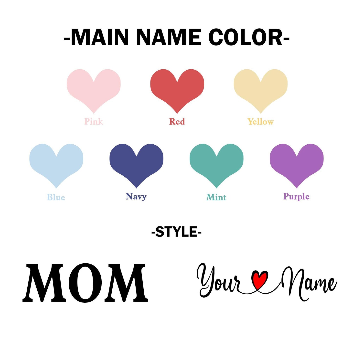 Mom Signs with Kids Names - Mom Wood Sign - Mother's Day Gift