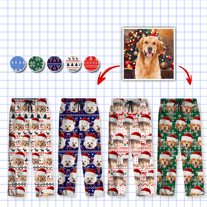Custom Christmas Cat Pajamas - Personalized Family Pajama Set