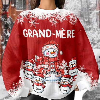 Snowman Christmas - Custom Funny Ugly Sweatshirt