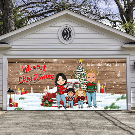 Christmas Garage Door Decorations - Garage Door Banner Covers