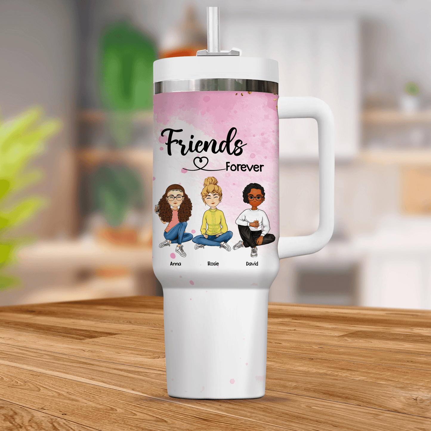 Sisters Forever - Personalized Custom Tumbler Gift For Her/Friends