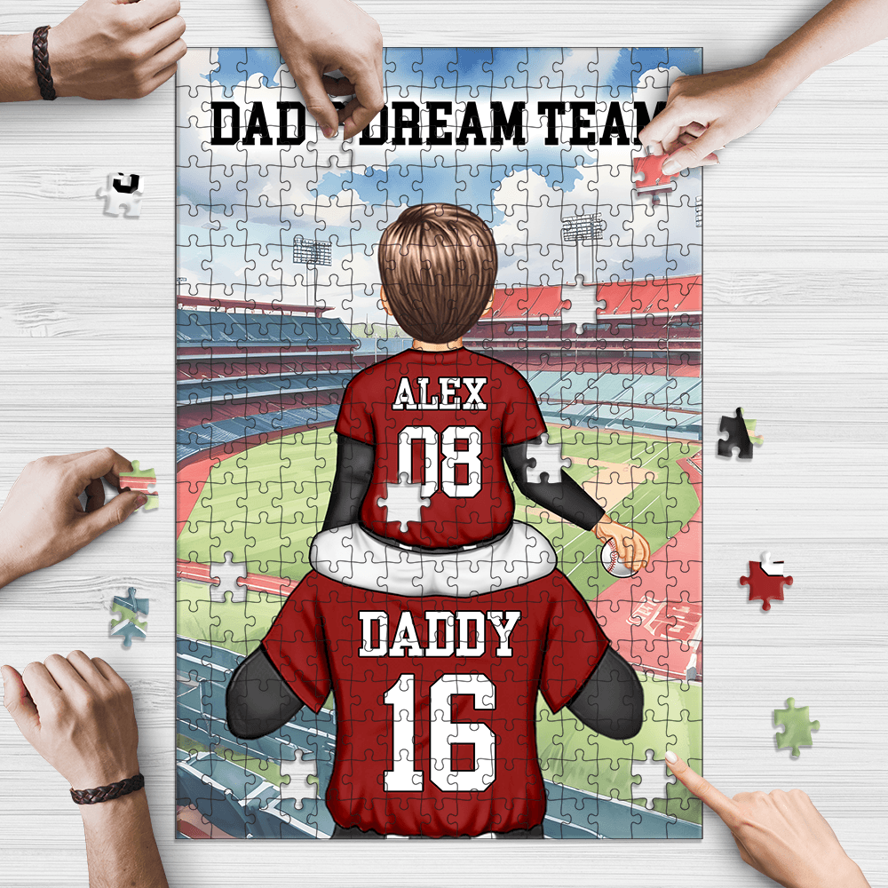Dad Dream Puzzle - Jigsaw Puzzle Picture Puzzle - Family Gift