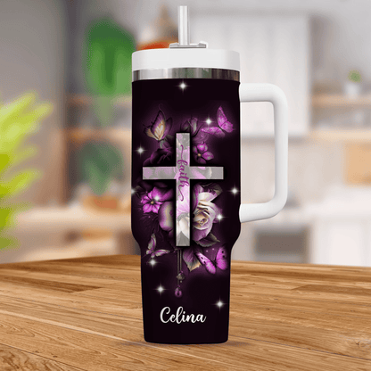 Surrounded By Your Glory - Personalized Custom Tumbler For Him/Her