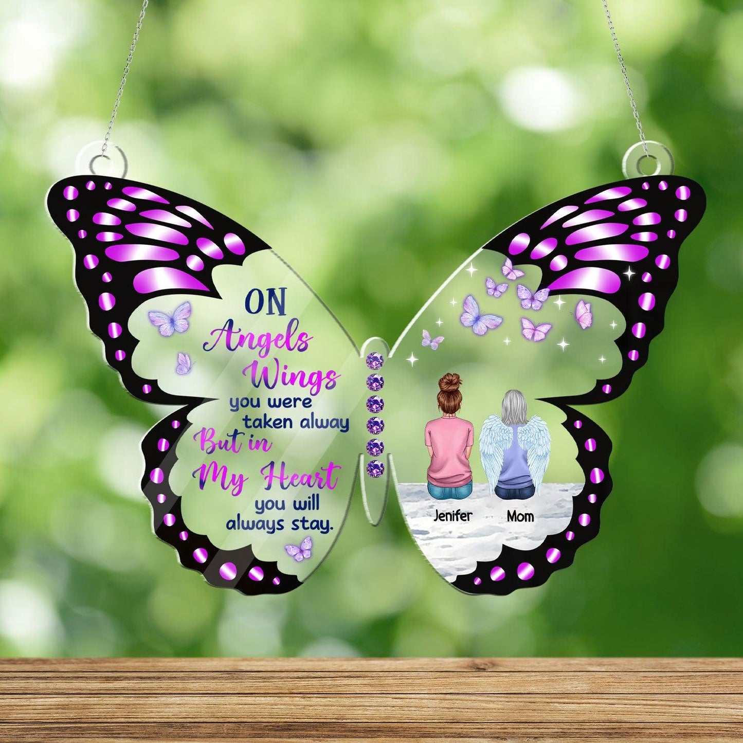 You Will Always Stay In My Heart - Personalized Hanging Acrylic