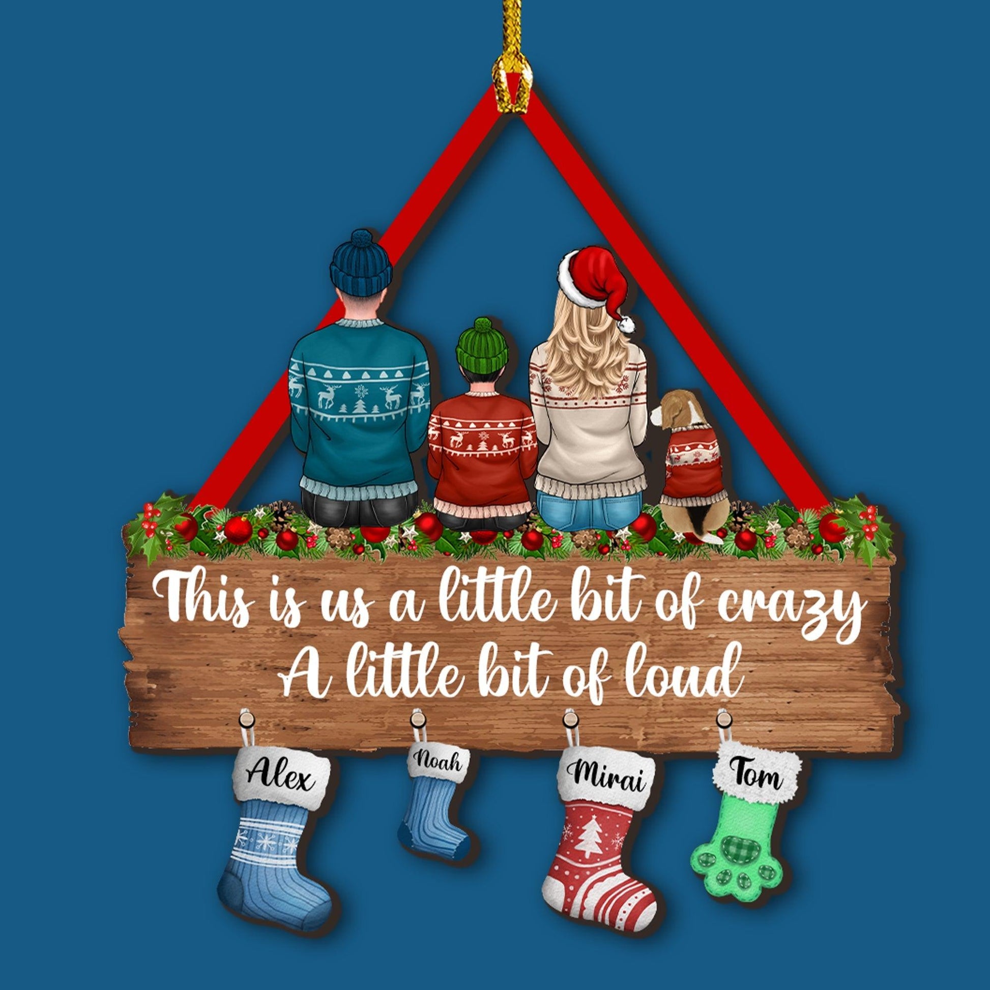 This Is Us Christmas Ornament - Wood Ornament 1 Layered
