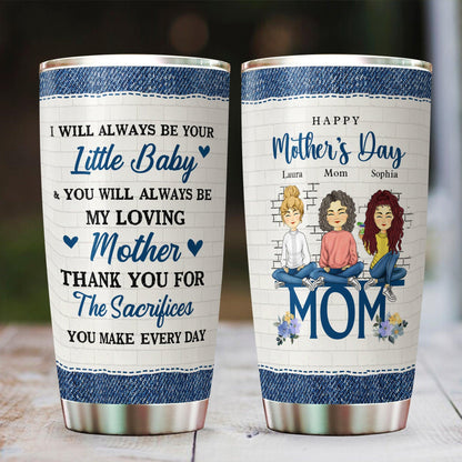 Always Be Little Baby Tumbler - Personalized Custom Tumbler