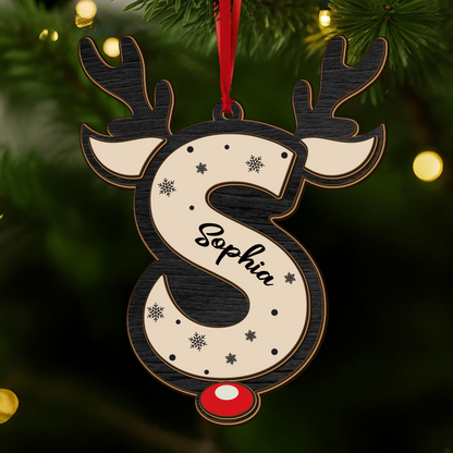 Weihnachtsschmuck Familie - Holzschmuck in individueller Form - 2-lagiger Holzschmuck 