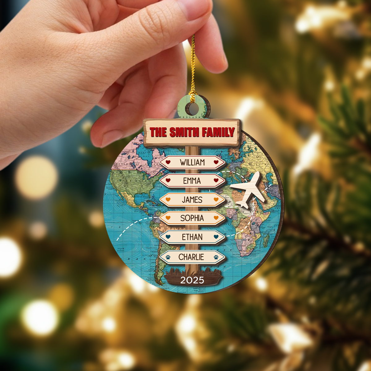 2025 Adventure Wood Ornament - Wood Ornament 2 Layered