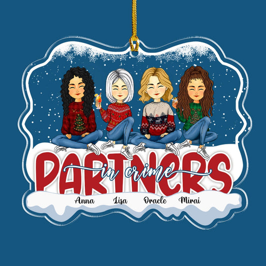 Partners in Crime Friends Forever - Personalized Acrylic Gift