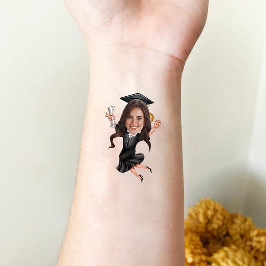 Funny Graduate Class Of 2025 Tattoos - Graduation Party
