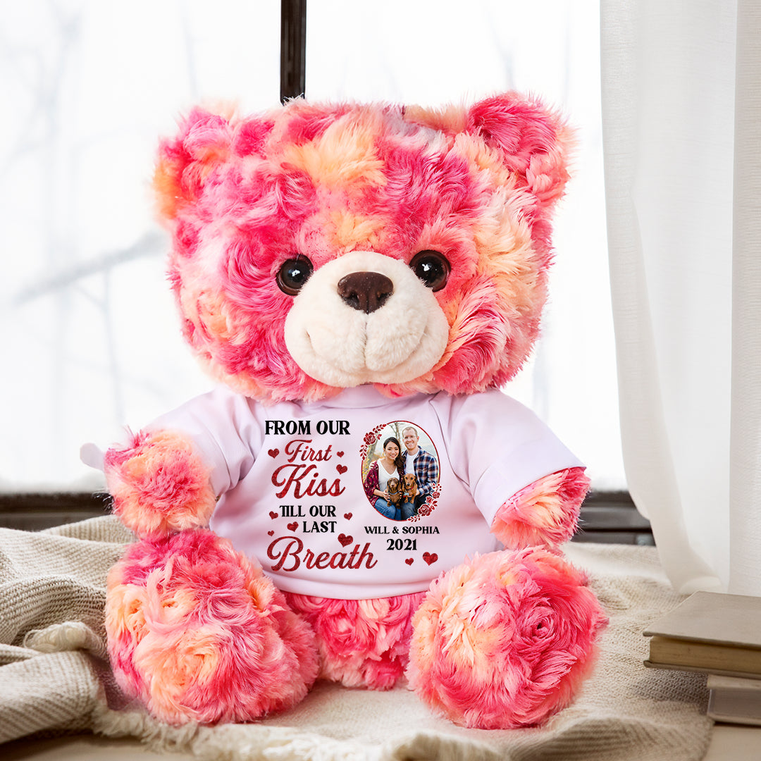 Together Forever - Teddy Bear With Personalized Photo Shirt