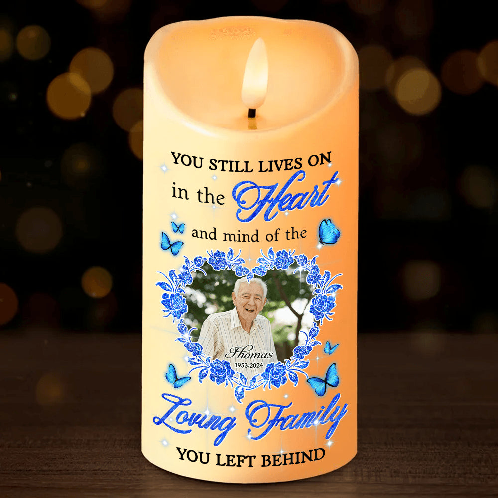 Custom Photo Memories LED Candle - Personalized Gift