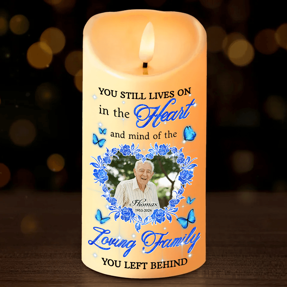 Custom Photo Memories LED Candle - Personalized Gift