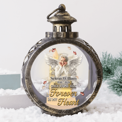 Forever In My Heart - Personalized LED Lantern - Memorial Gift