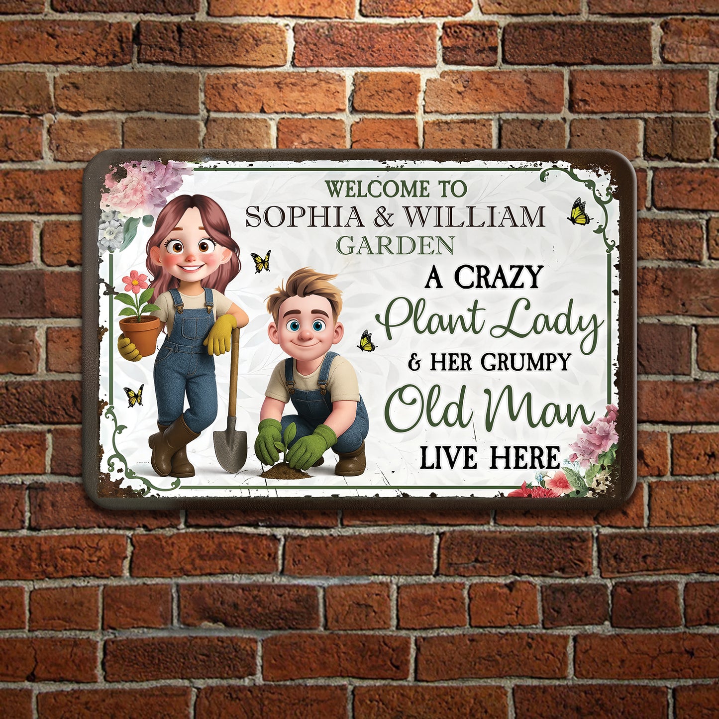 Welcome To Our Home - Personalized Custom Metal Sign